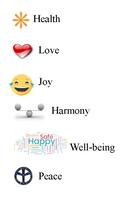 Health, Love, Joy, Harmony, Well-being, Peace