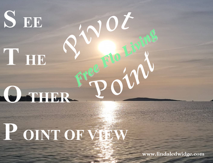 STOP, See The Other Point of view, Linda Ledwidge, Free Flo Living, Mallorca, Majorca