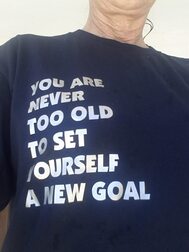 You are never too old to set yourself a new goal, Linda Ledwidge, Free Flo Living, Mallorca, Majorca