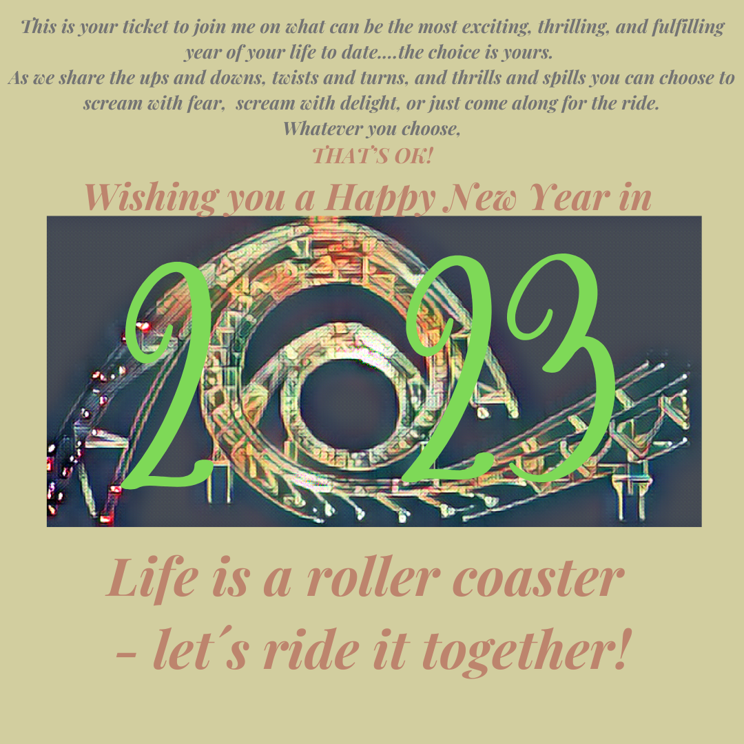 Life is a roller coaster, 2023, Linsda Ledwidge, Free Flo Living, Feeling On Purpose